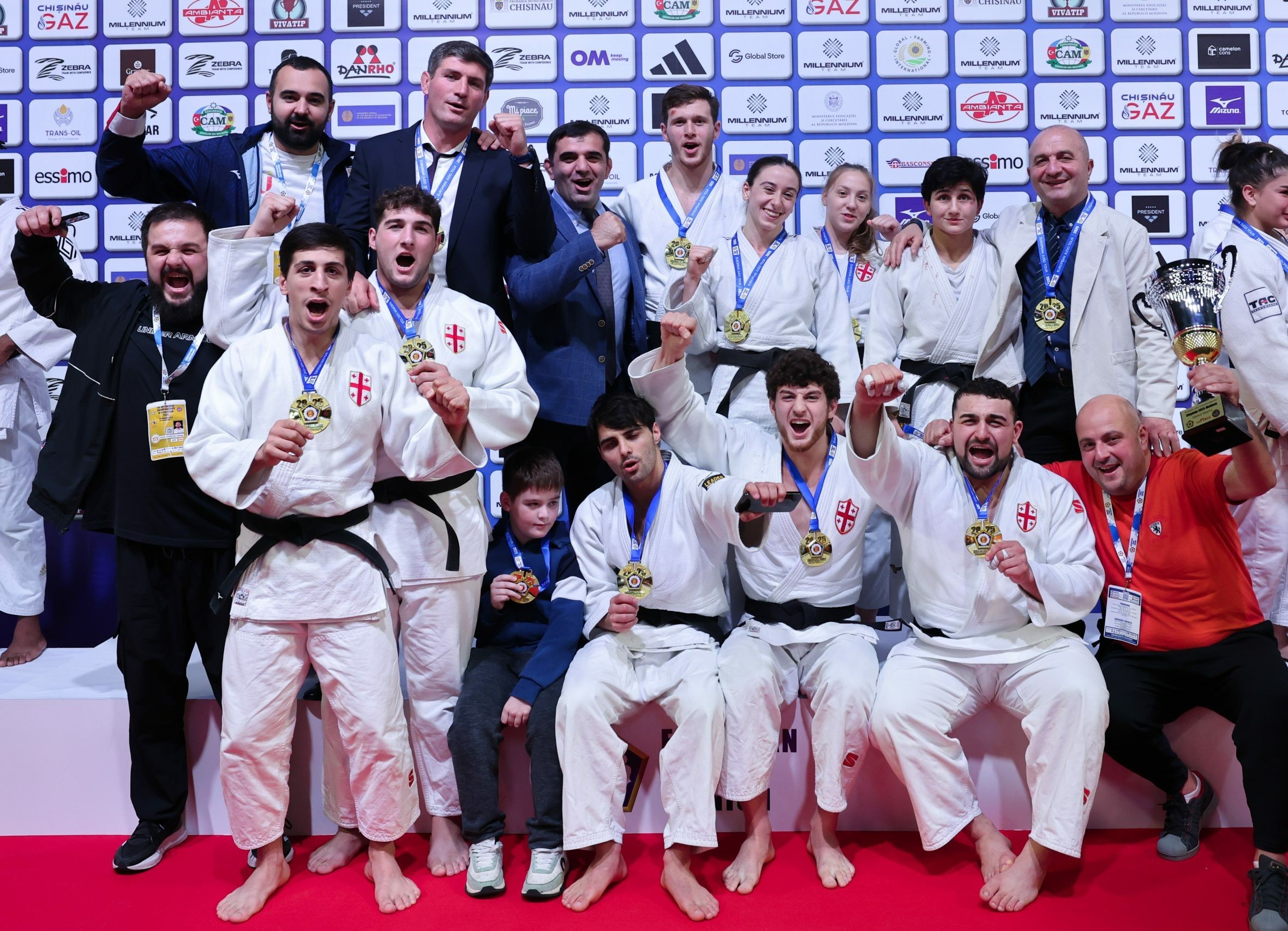 საქართველოს ნაკრები 23 წლამდელთა ევროპის გუნდური ჩემპიონატის გამარჯვებულია